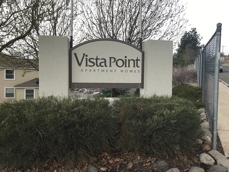 Vista Point Entrance Sign 